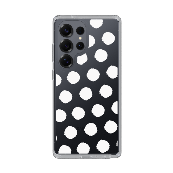 Slim Protection Case［ Original - Favorite Color Polka Dots - White ］
