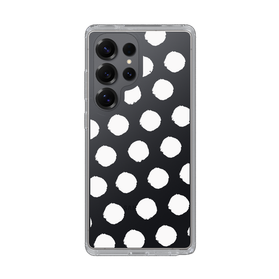 Slim Protection Case［ Original - Favorite Color Polka Dots - White ］