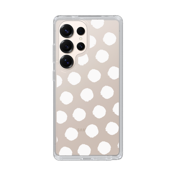 Slim Protection Case［ Original - Favorite Color Polka Dots - White ］