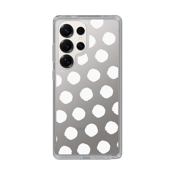 Slim Protection Case［ Original - Favorite Color Polka Dots - White ］