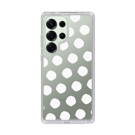 Slim Protection Case［ Original - Favorite Color Polka Dots - White ］