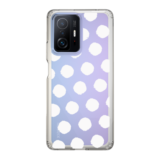 Slim Protection Case［ Original - Favorite Color Polka Dots - White ］