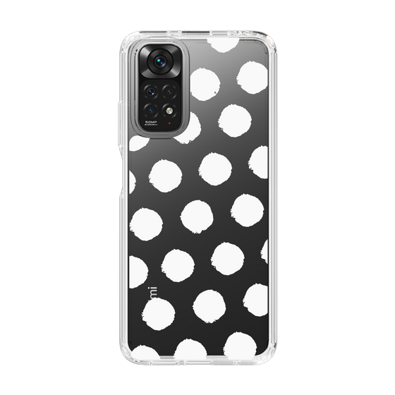 Slim Protection Case［ Original - Favorite Color Polka Dots - White ］
