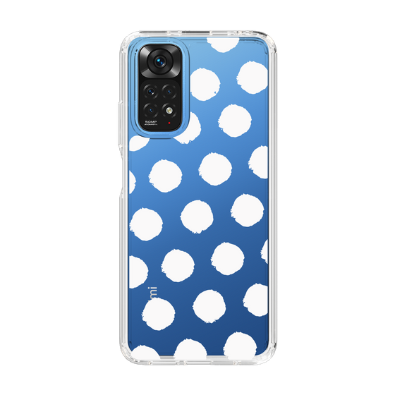 Slim Protection Case［ Original - Favorite Color Polka Dots - White ］