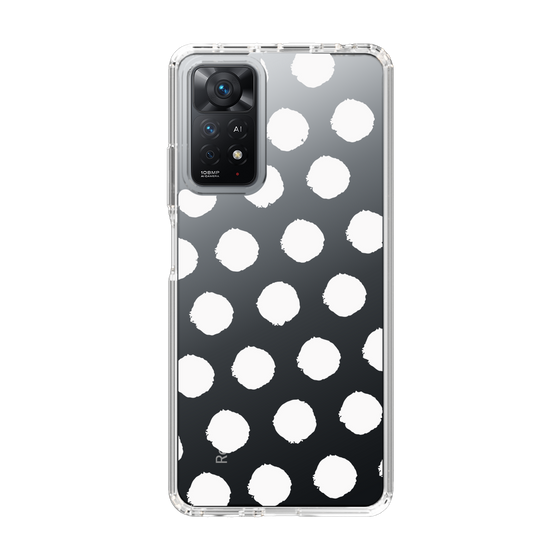 Slim Protection Case［ Original - Favorite Color Polka Dots - White ］