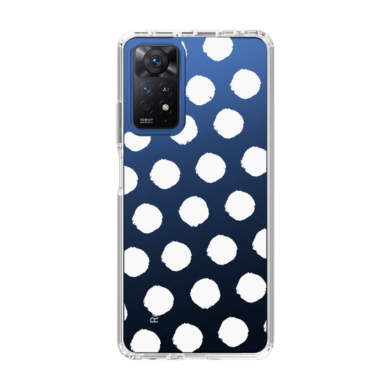 Slim Protection Case［ Original - Favorite Color Polka Dots - White ］