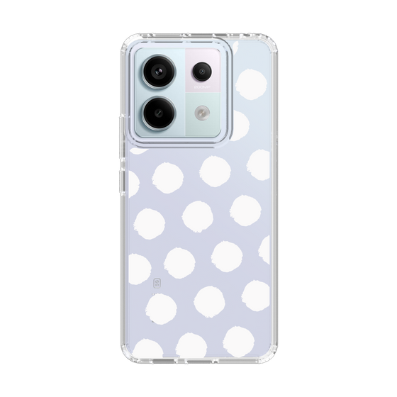 Slim Protection Case［ Original - Favorite Color Polka Dots - White ］
