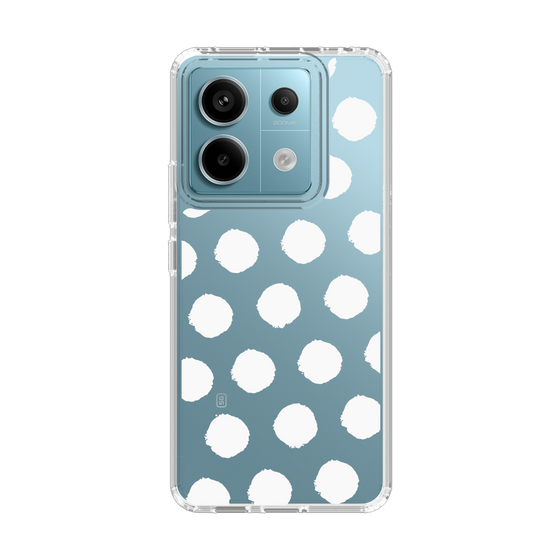 Slim Protection Case［ Original - Favorite Color Polka Dots - White ］