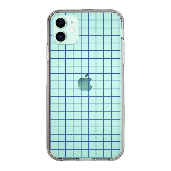 Slim Protection Case［ Original - Favorite Color Check - Blue ］