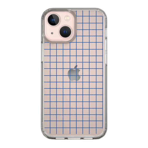 Slim Protection Case［ Original - Favorite Color Check - Blue ］
