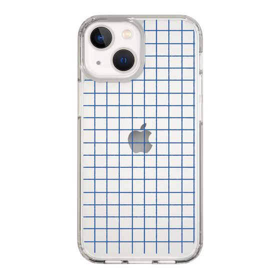 Slim Protection Case［ Original - Favorite Color Check - Blue ］