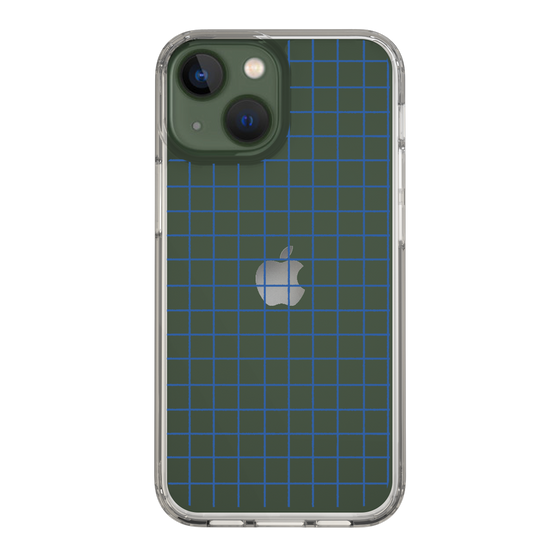 Slim Protection Case［ Original - Favorite Color Check - Blue ］