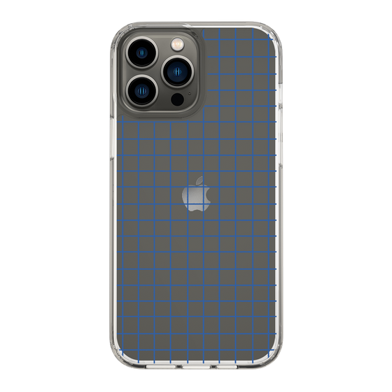 Slim Protection Case［ Original - Favorite Color Check - Blue ］