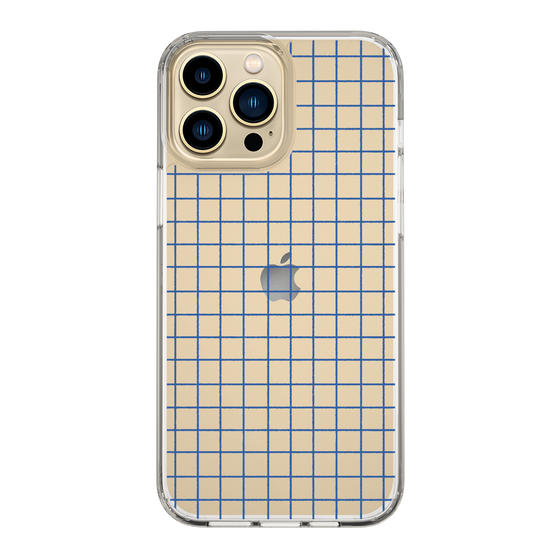 Slim Protection Case［ Original - Favorite Color Check - Blue ］
