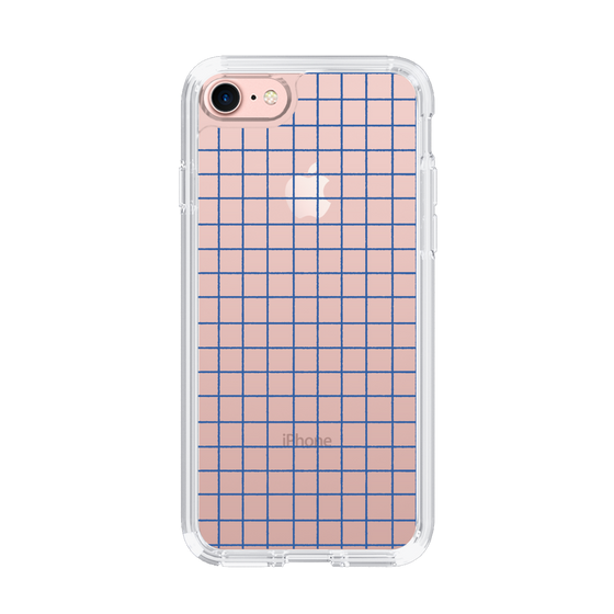 Slim Protection Case［ Original - Favorite Color Check - Blue ］
