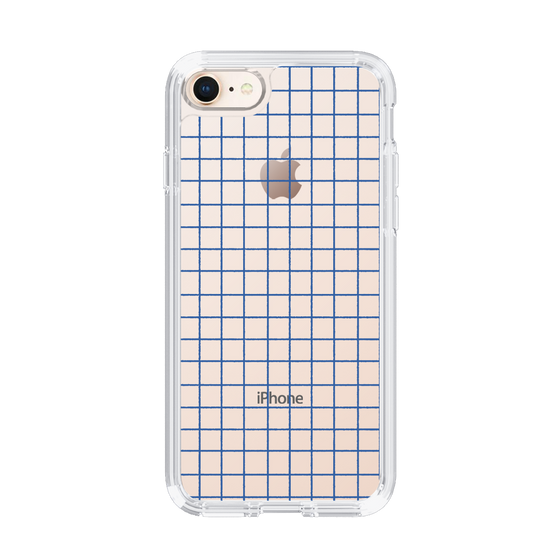 Slim Protection Case［ Original - Favorite Color Check - Blue ］