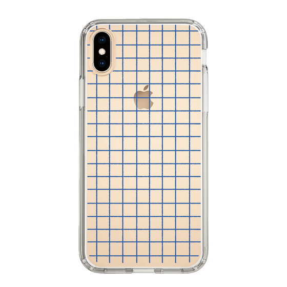 Slim Protection Case［ Original - Favorite Color Check - Blue ］