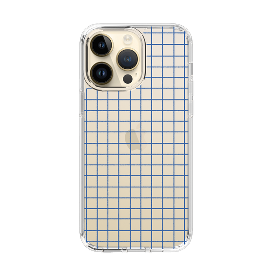 Slim Protection Case［ Original - Favorite Color Check - Blue ］