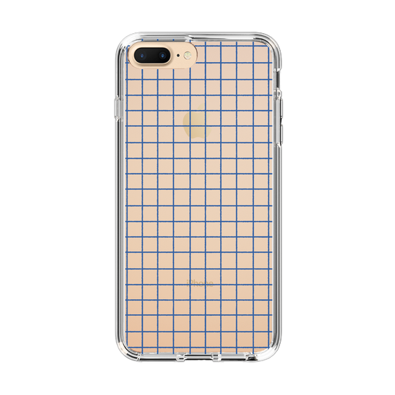 Slim Protection Case［ Original - Favorite Color Check - Blue ］