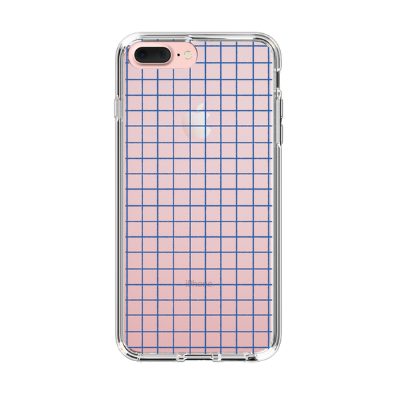 Slim Protection Case［ Original - Favorite Color Check - Blue ］