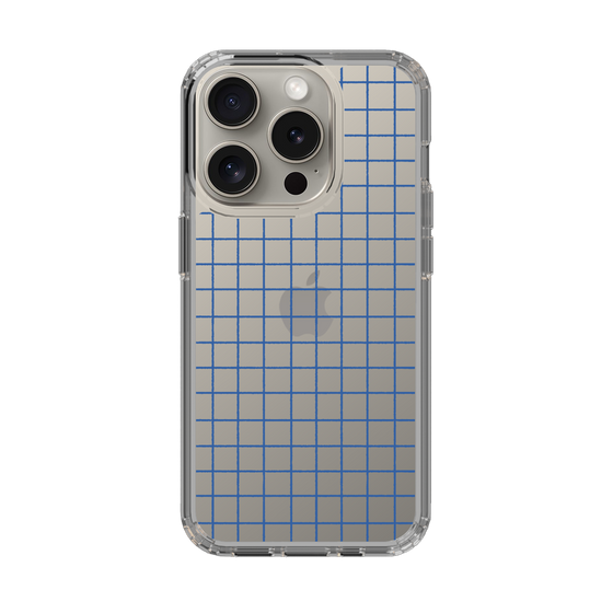 Slim Protection Case［ Original - Favorite Color Check - Blue ］