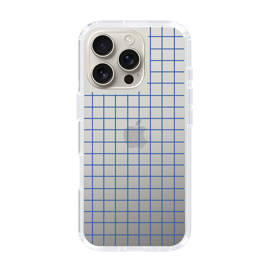 Slim Protection Case［ Original - Favorite Color Check - Blue ］