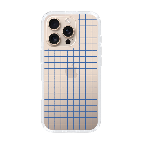 Slim Protection Case［ Original - Favorite Color Check - Blue ］