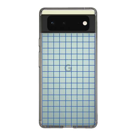 Slim Protection Case［ Original - Favorite Color Check - Blue ］