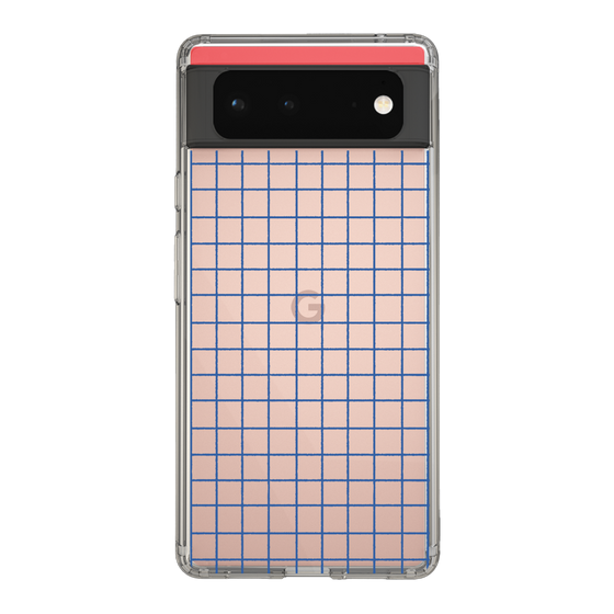 Slim Protection Case［ Original - Favorite Color Check - Blue ］