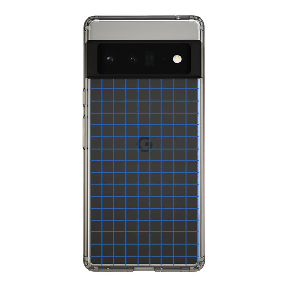 Slim Protection Case［ Original - Favorite Color Check - Blue ］