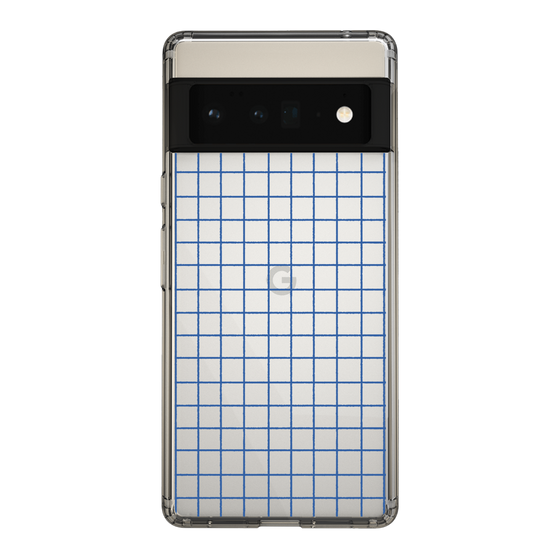 Slim Protection Case［ Original - Favorite Color Check - Blue ］