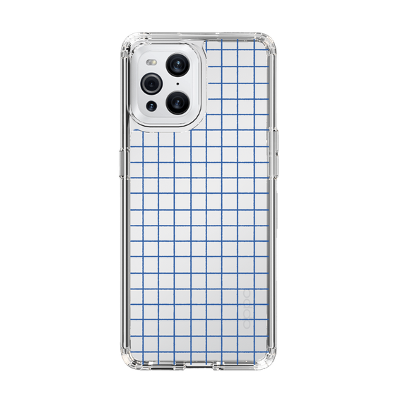 Slim Protection Case［ Original - Favorite Color Check - Blue ］