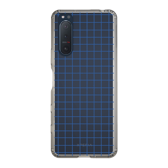 Slim Protection Case［ Original - Favorite Color Check - Blue ］