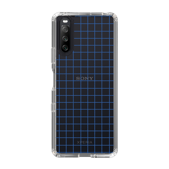 Slim Protection Case［ Original - Favorite Color Check - Blue ］