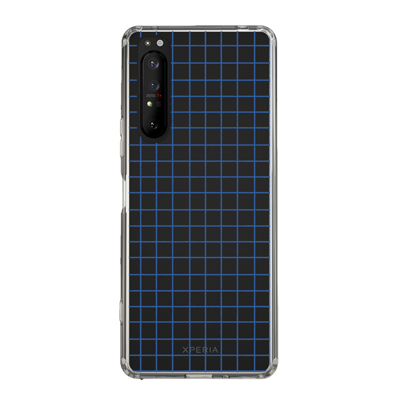 Slim Protection Case［ Original - Favorite Color Check - Blue ］