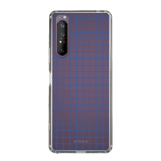 Slim Protection Case［ Original - Favorite Color Check - Blue ］