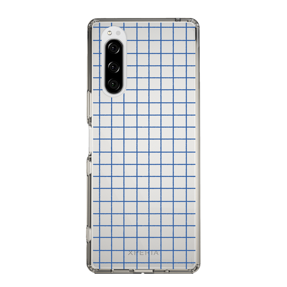 Slim Protection Case［ Original - Favorite Color Check - Blue ］