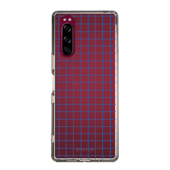 Slim Protection Case［ Original - Favorite Color Check - Blue ］