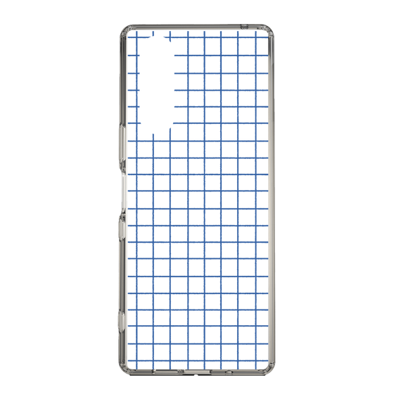Slim Protection Case［ Original - Favorite Color Check - Blue ］
