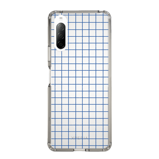 Slim Protection Case［ Original - Favorite Color Check - Blue ］