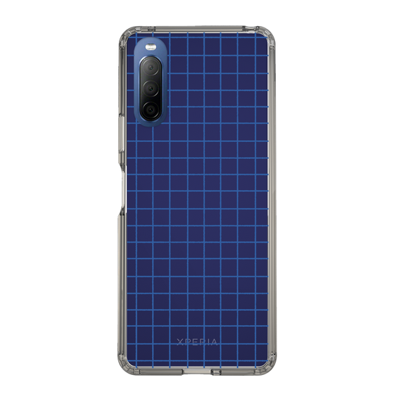 Slim Protection Case［ Original - Favorite Color Check - Blue ］