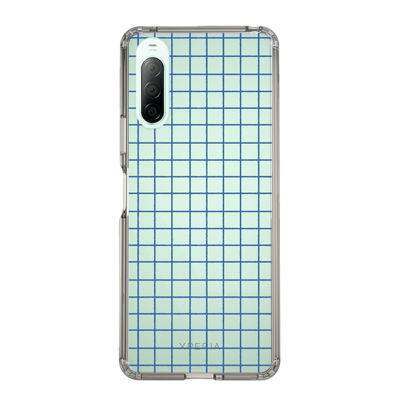 Slim Protection Case［ Original - Favorite Color Check - Blue ］