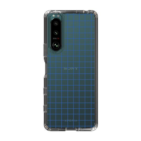 Slim Protection Case［ Original - Favorite Color Check - Blue ］