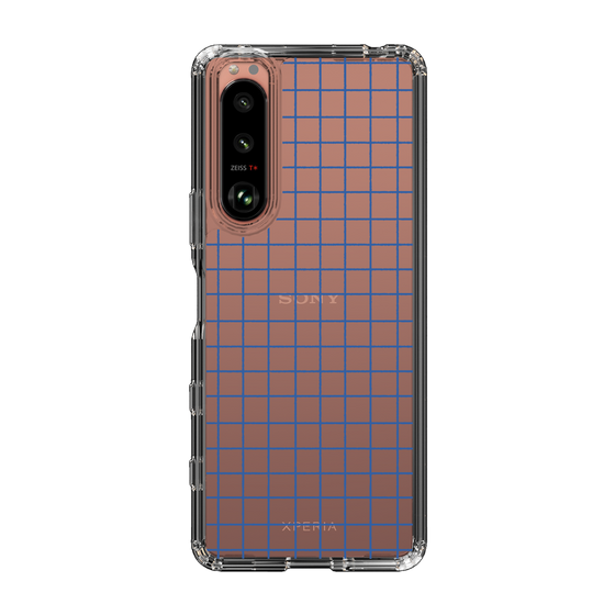Slim Protection Case［ Original - Favorite Color Check - Blue ］