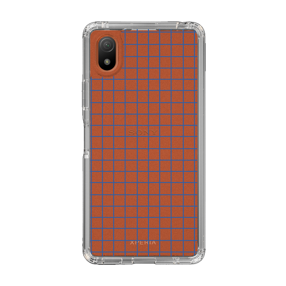 Slim Protection Case［ Original - Favorite Color Check - Blue ］