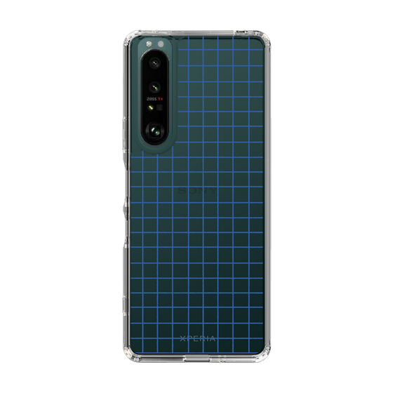 Slim Protection Case［ Original - Favorite Color Check - Blue ］