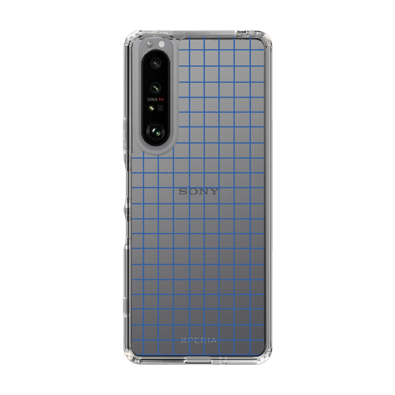 Slim Protection Case［ Original - Favorite Color Check - Blue ］
