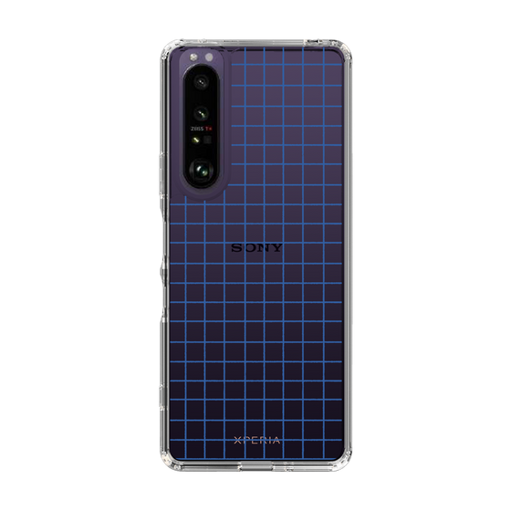 Slim Protection Case［ Original - Favorite Color Check - Blue ］