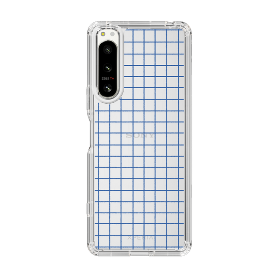 Slim Protection Case［ Original - Favorite Color Check - Blue ］