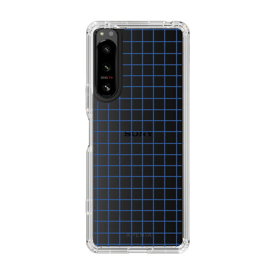 Slim Protection Case［ Original - Favorite Color Check - Blue ］